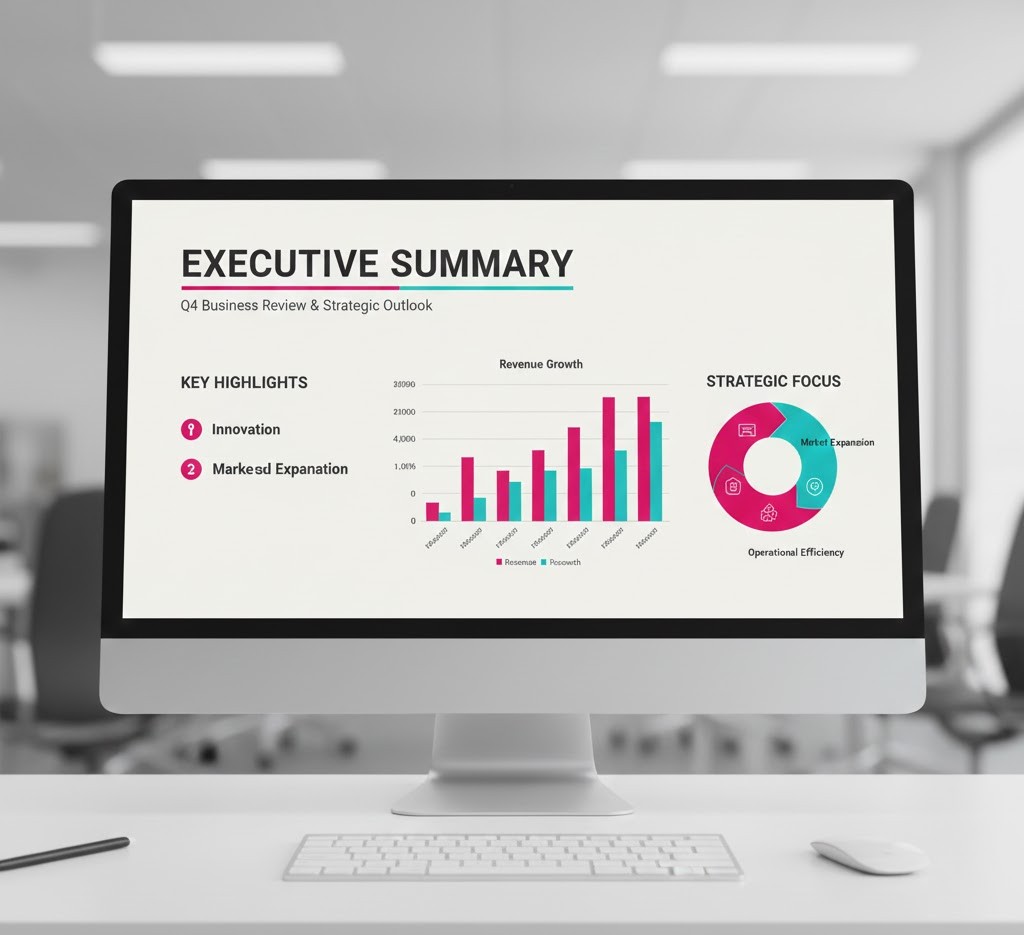Corporate business presentation template
